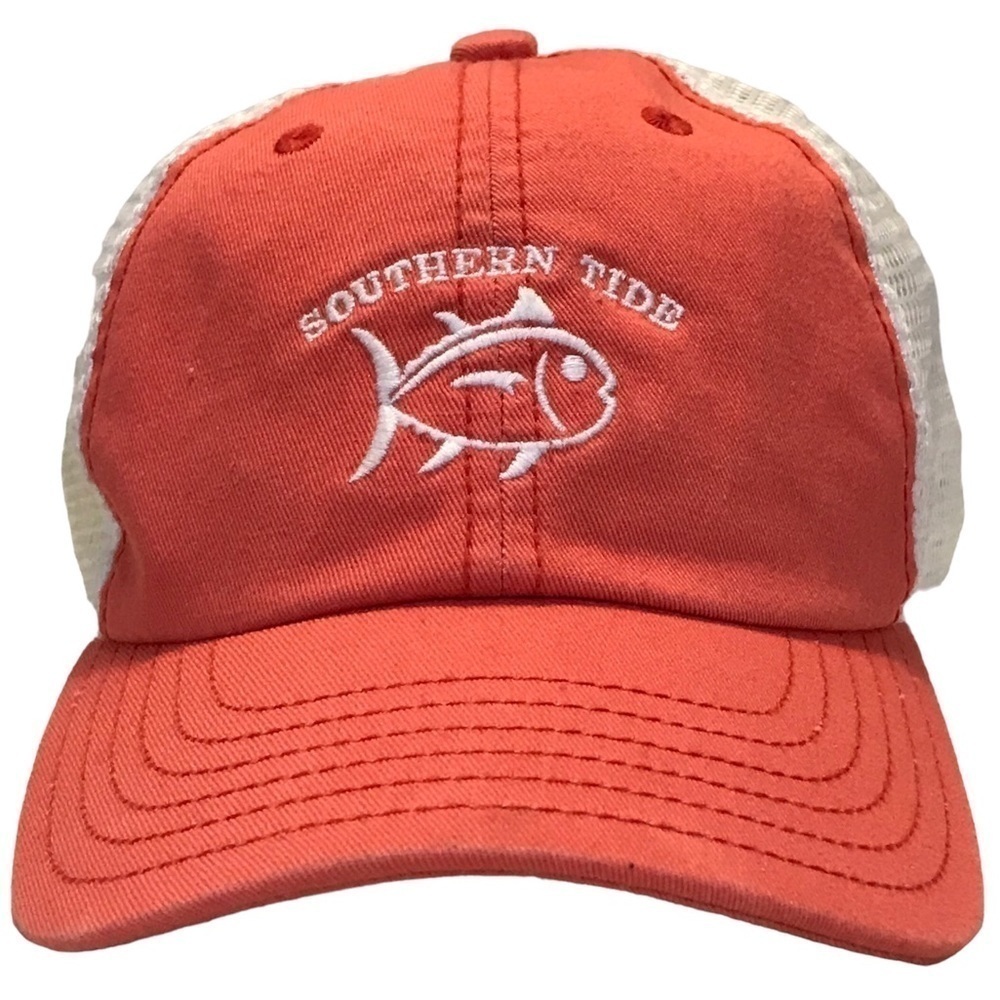 Southern Tide Adjustable Snap Back Mesh Fishing Cap